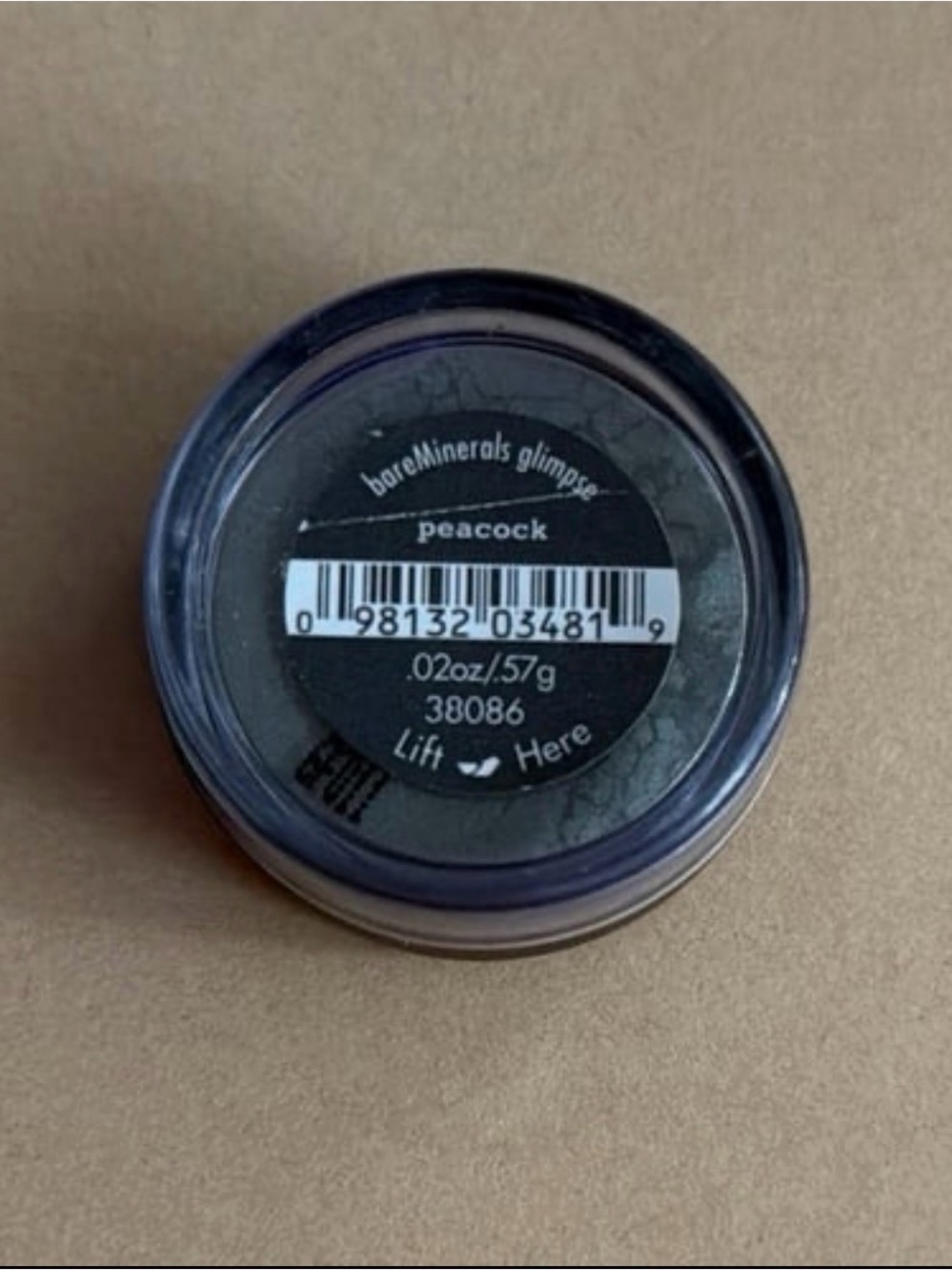 NEW Sealed Bare Minerals “Peacock” Eyeshadow